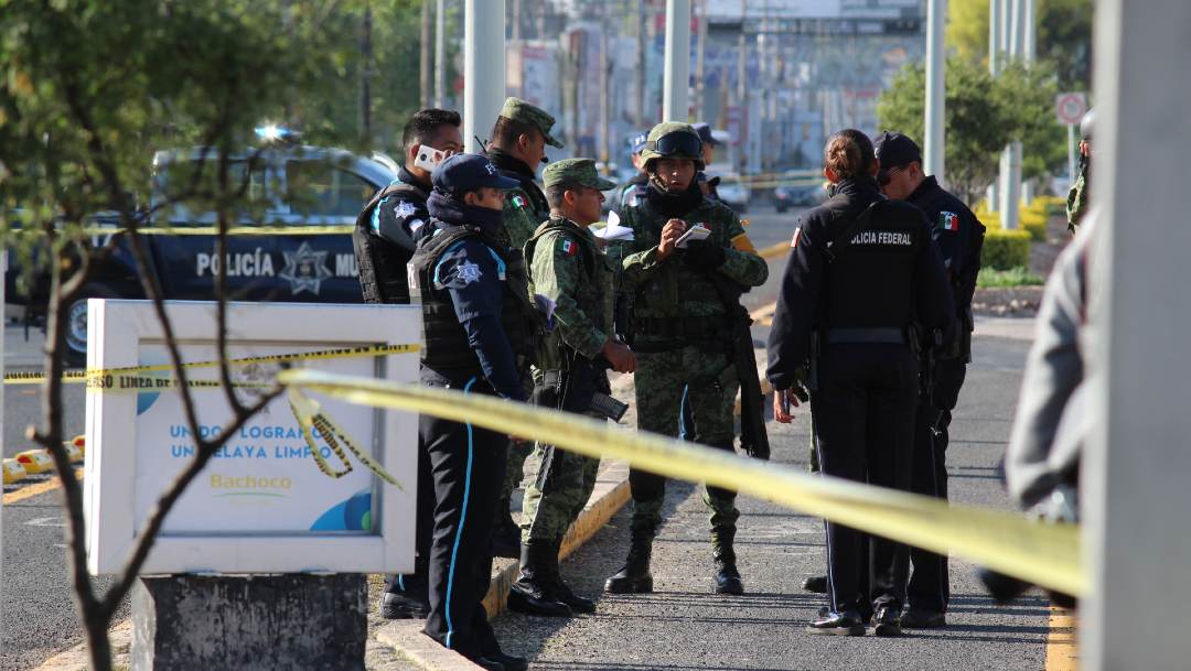 Asesinato de un comandante en Celaya, Guanajuato. (ALEJANDRO ROJAS /CUARTOSCURO, ARCHIVO)