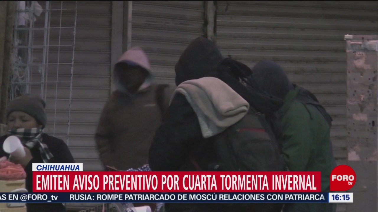 Foto: Chihuahua Bajas Temperaturas Cuarta Tormenta Invernal 26 Diciembre 2019