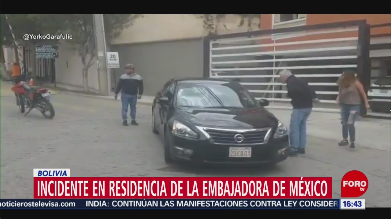 Foto: Diplomáticos Españoles Entrar Clandestinamente Embajada México 27 Diciembre 2019
