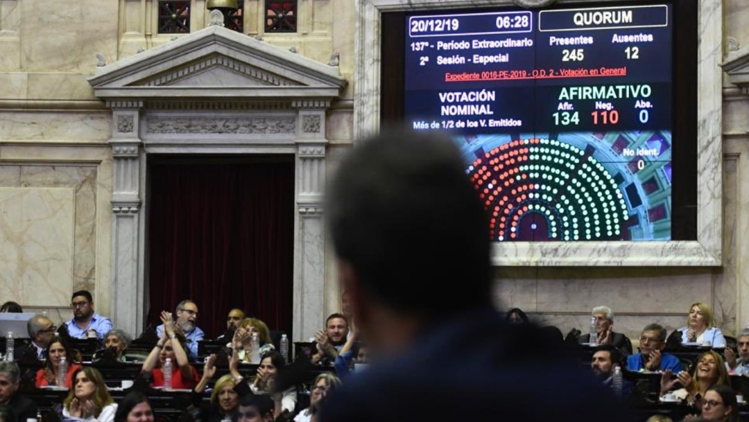 Foto: Diputados de Argentina aprueban ley de emergencia económica