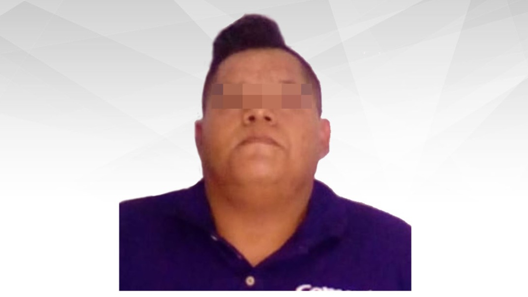 Foto: Hombre detenido por abusar sexualmente de bebé, 14 de diciembre de 2019 (Fiscalía de Morales)
