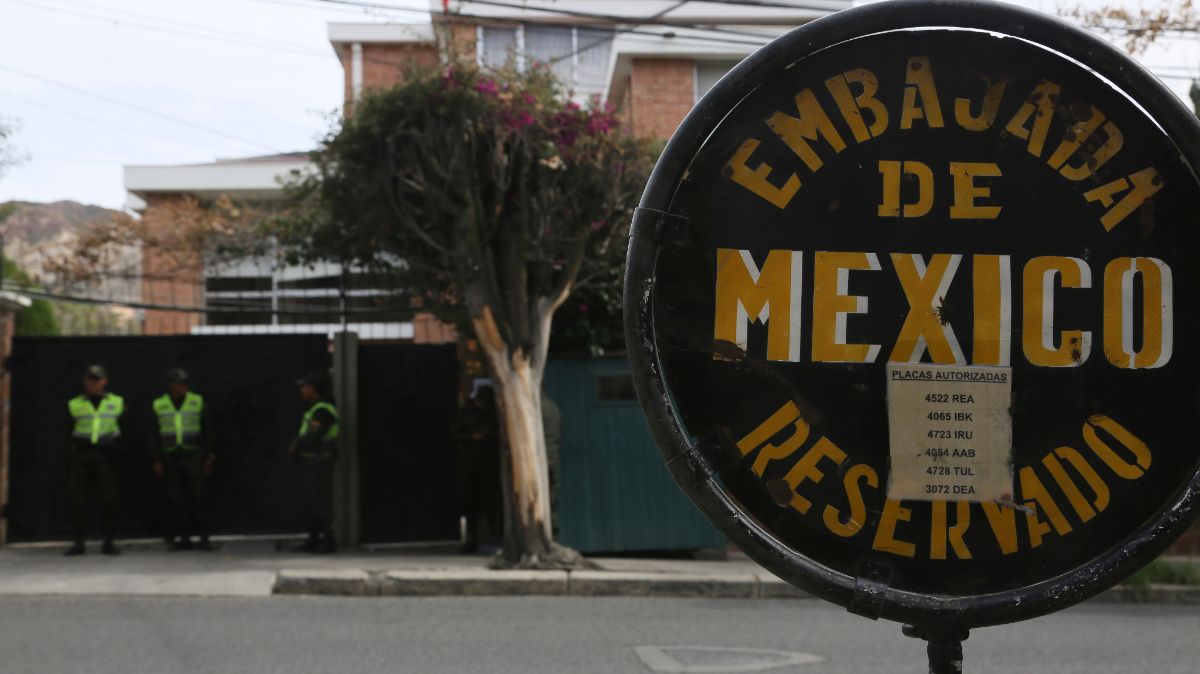 FOTO: Embajada de México en La Paz, Bolivia, el 30 de diciembre de 2019