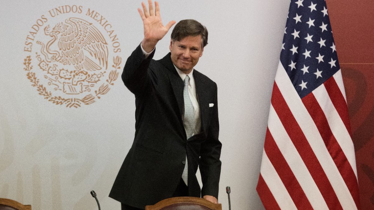 Foto: El embajador de Estados Unidos en México, Christopher Landau.