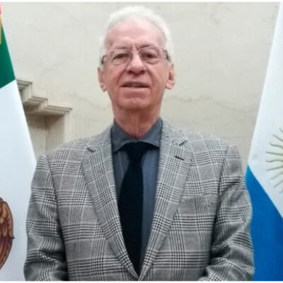 Embajador en Argentina regresa a México en mismo avión que Sánchez Cordero