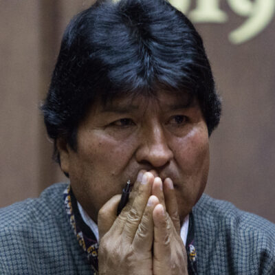 Evo Morales no tiene miedo 