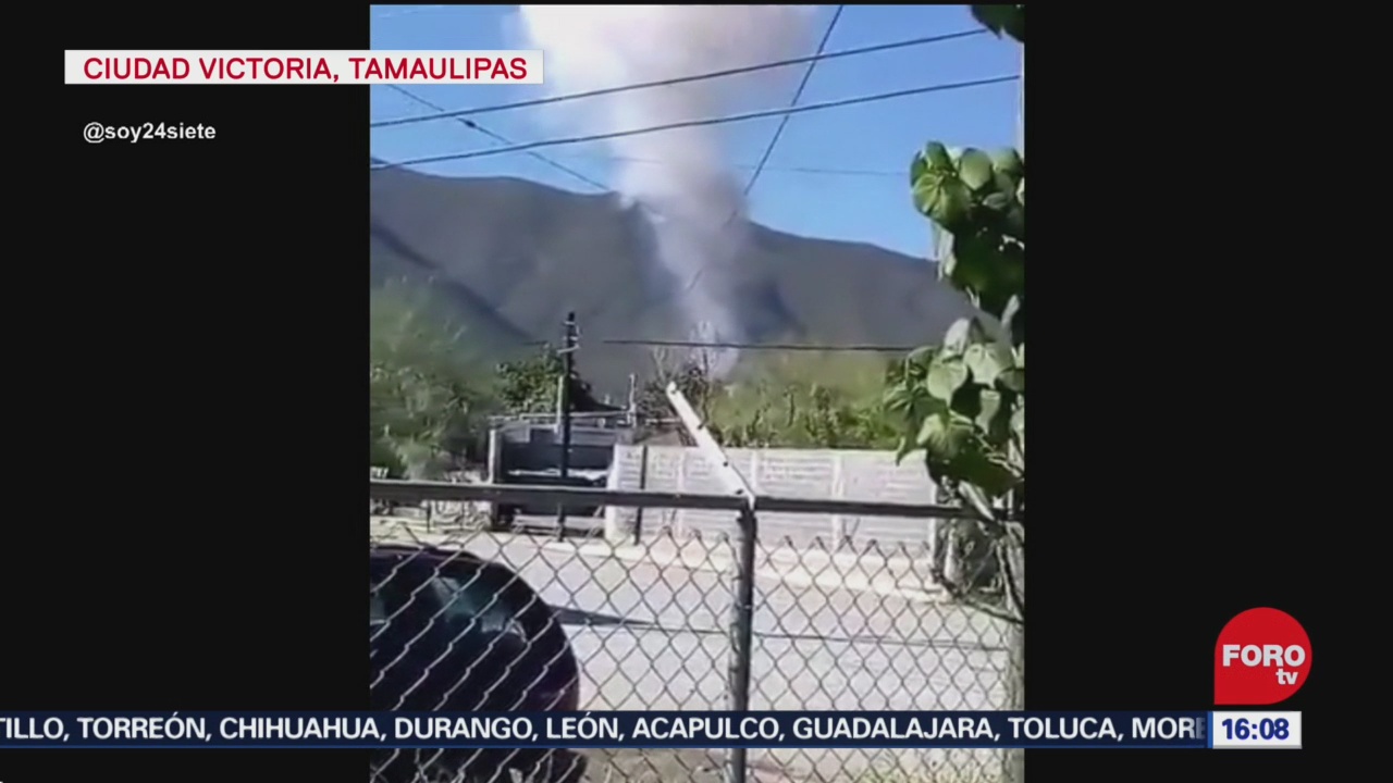 Foto: Explosión Pirotecnia Lesionados Tamaulipas Hoy 23 Diciembre 2019