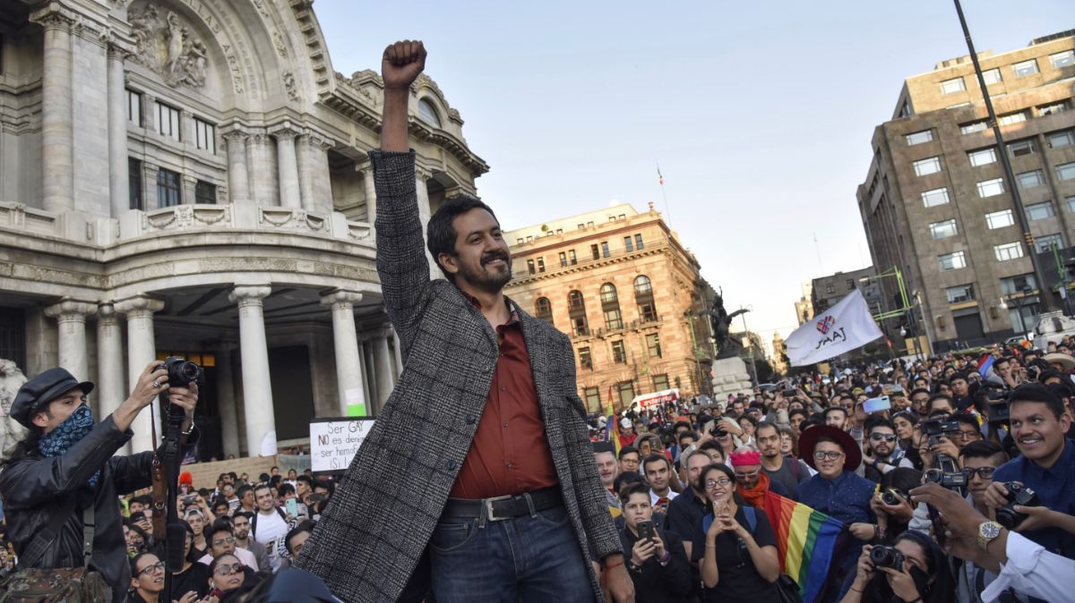 Fabián Cháirez recibió apoyo de la comunidad LGBTTTI