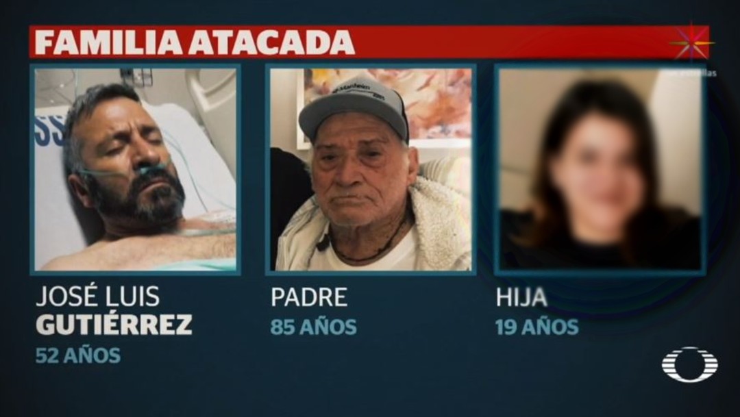 Foto: José Luis Gutiérrez, de 52 años de edad, su padre de 85 y su hija de 19 fueron atacados la madrugada del 23 de diciembre cuando se dirigían a festejar la navidad con su familia en Arandas, Jalisco