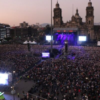 Festival Mestizo reúne 180 mil personas en el Zócalo