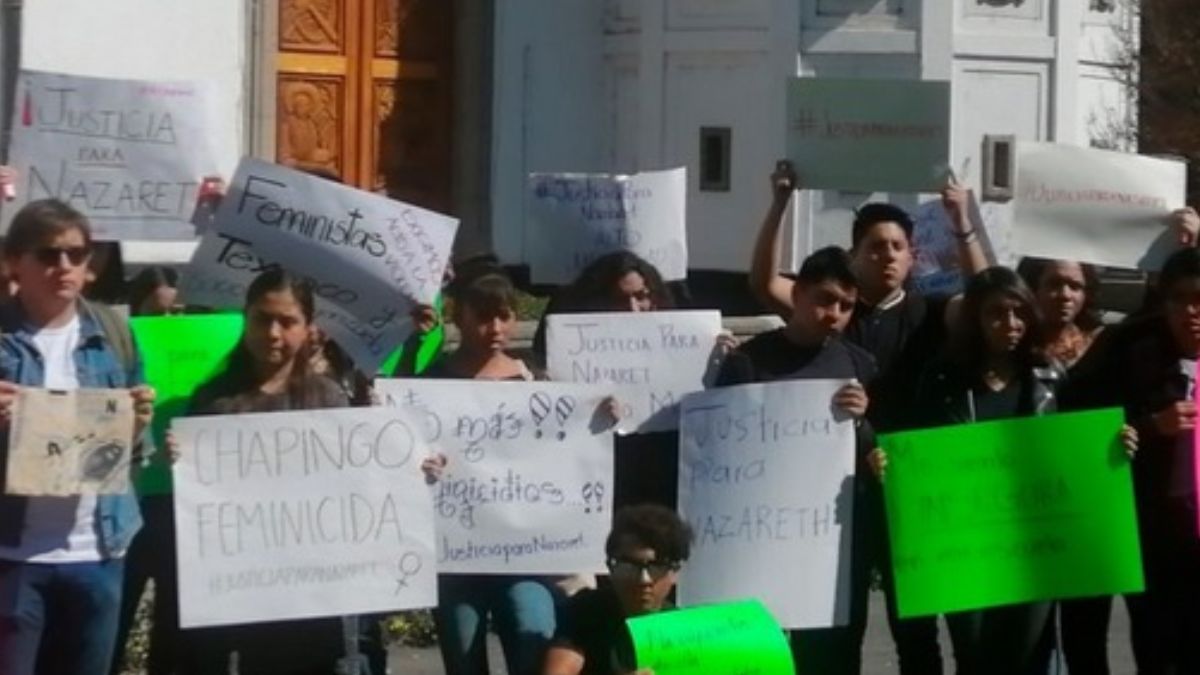 Protestas en la Universidad de Chapingo.