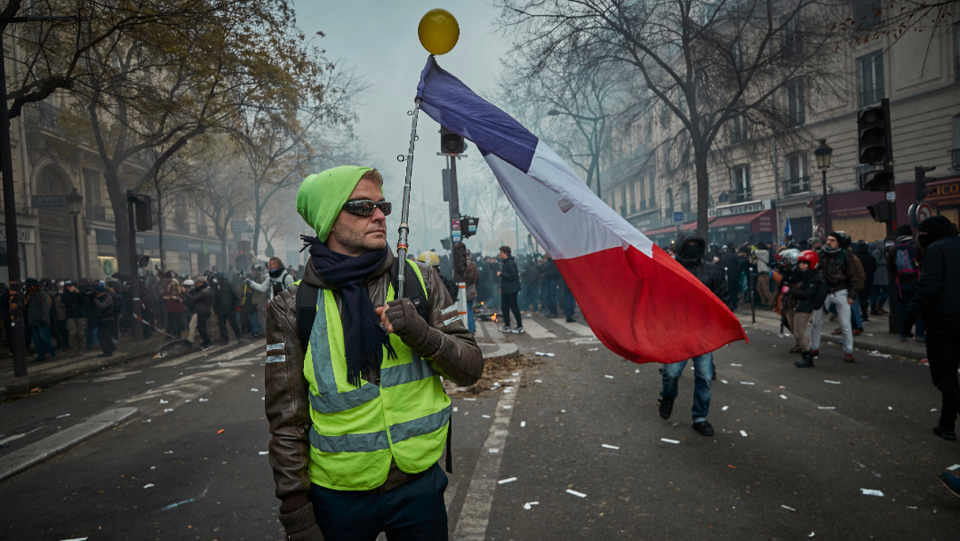 FOTO Gobierno de Francia sigue firme en reforma de pensiones, a pesar de protestas (Getty Images)