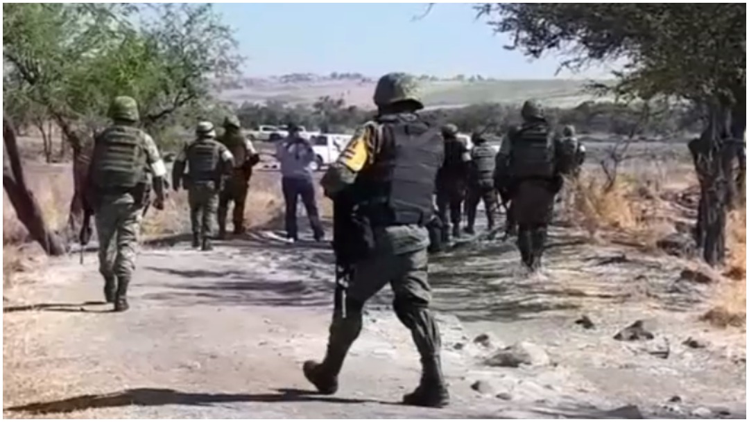 Foto: La Guardia Nacional se enfrentó con hombres armados en Guanajuato, 29 de diciembre de 2019 (Foro TV)