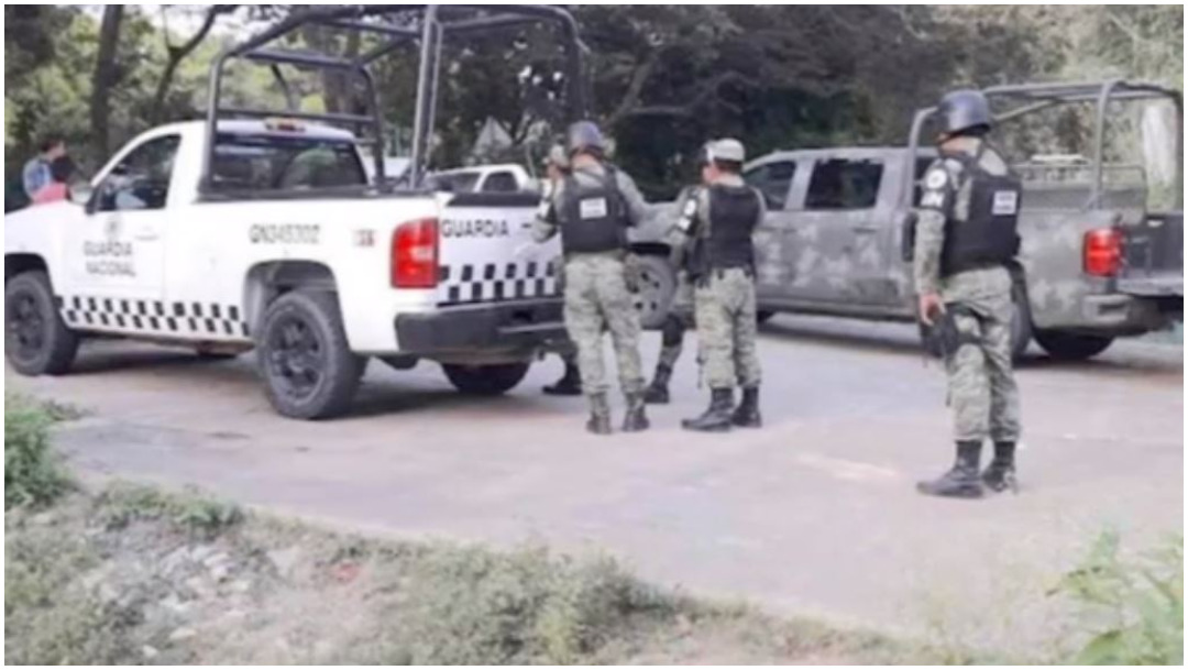 Foto: Miembros de la Guardia Nacional pasaron más de 30 horas retenidos en Guerrero, 7 de diciembre de 2019 (Foro TV)