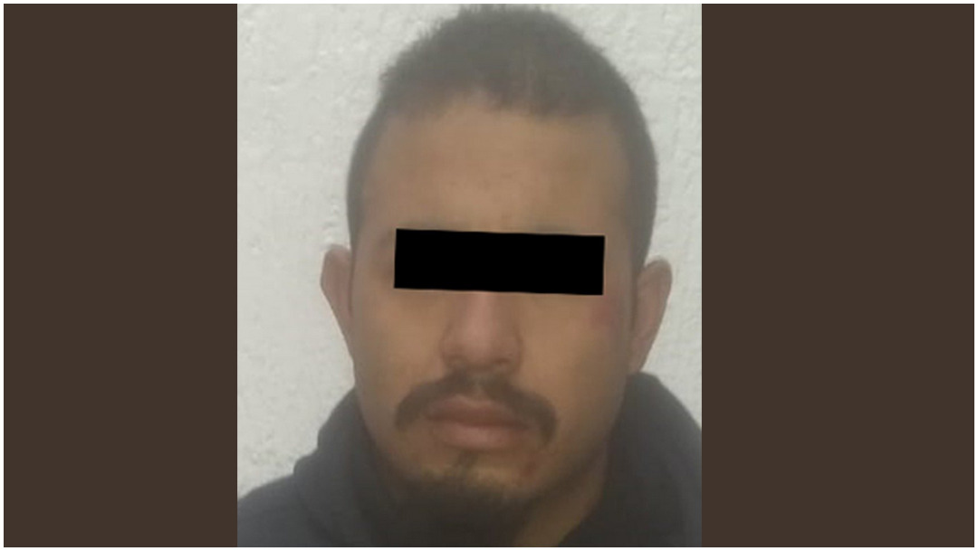 Foto: Un hombre fue detenido por su probable participación en el robo de celulares, 8 de diciembre de 2019 (SS-Edomex)