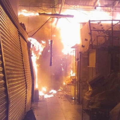 Fotos: Fuerte incendio consume el mercado San Cosme, en alcaldía Cuauhtémoc