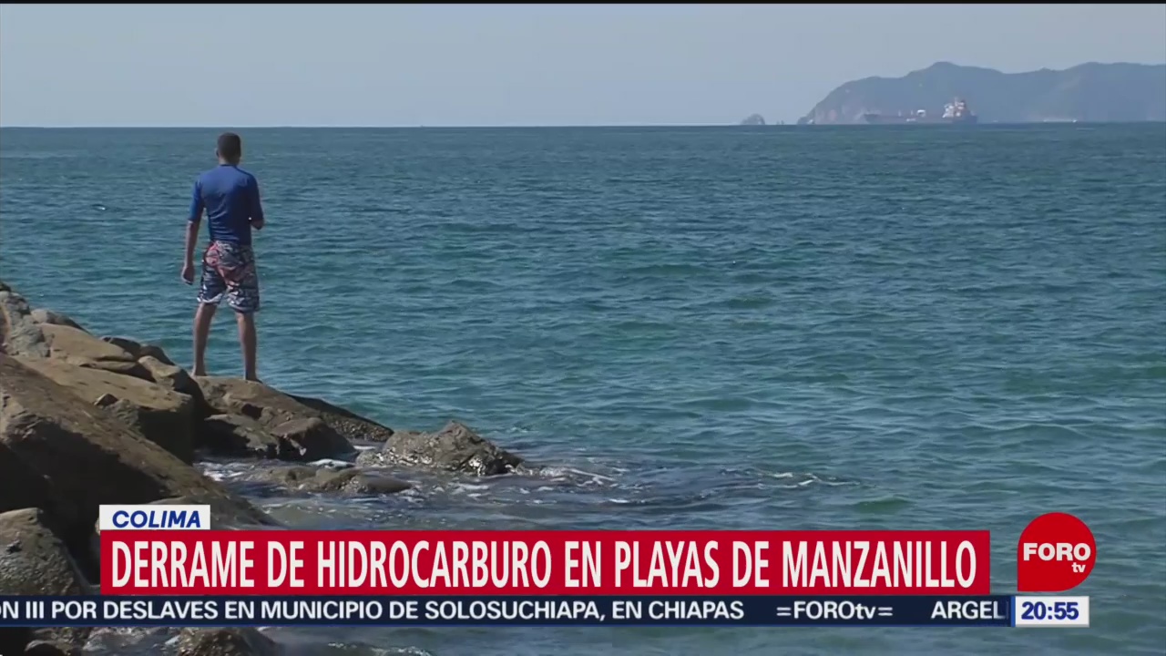 Foto: Derrame Hidrocarburo Playas Manzanillo Investigan Origen 13 Diciembre 2019