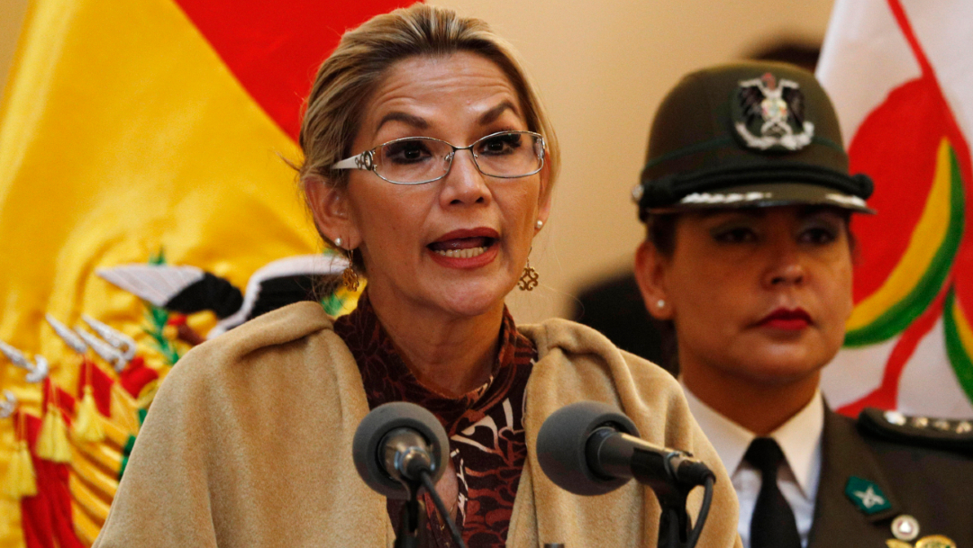 Foto: Jeanine Áñez Chávez, presidenta interina de Bolivia