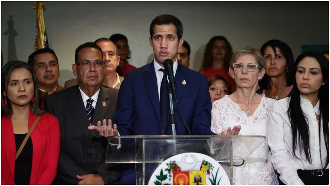 Imagen: Acusan a Juan Guaidó de encabezar supuesto baño de sangre contra Venezuela, 14 de diciembre de 2019 (EFE)