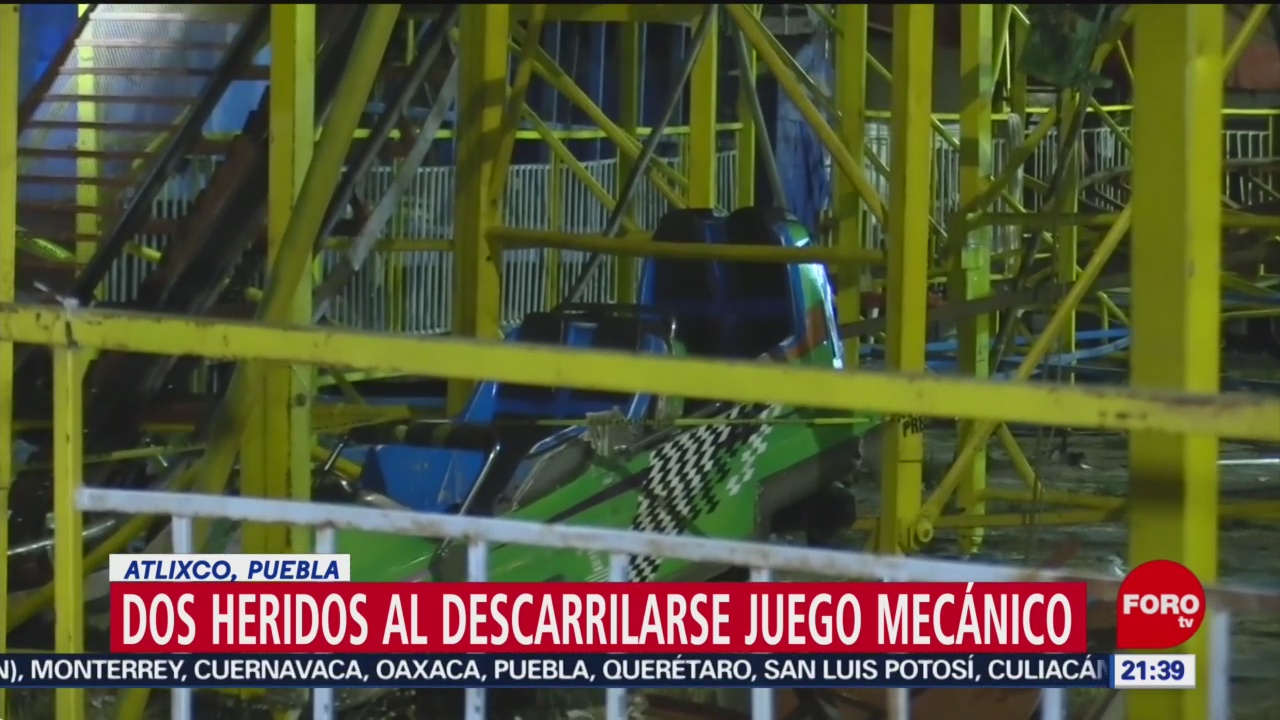 Foto: Juego Mecánico Atlixco Puebla Falla 26 Diciembre 2019