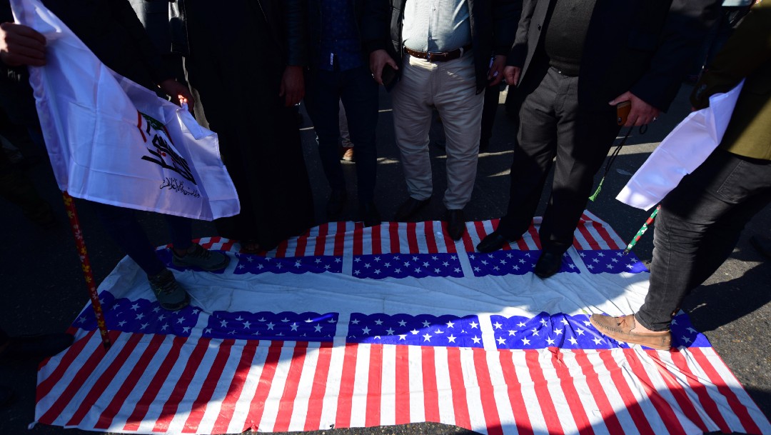 FOTO Manifestantes irrumpen en Embajada de EEUU en Bagdad (EFE)