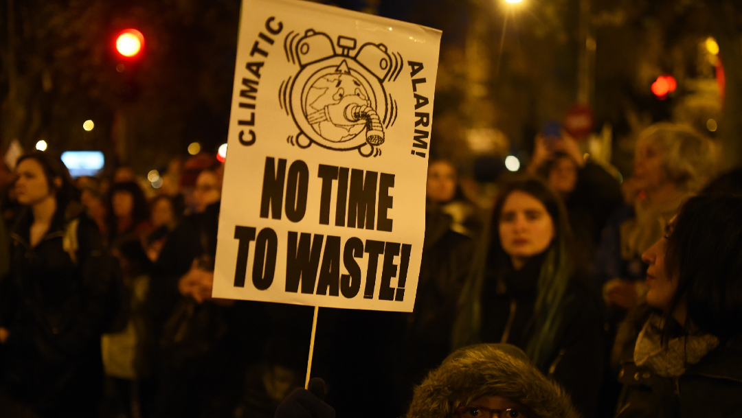 FOTO Miles participan en Marcha por el Clima con Greta Thunberg, en Madrid (Getty Images)