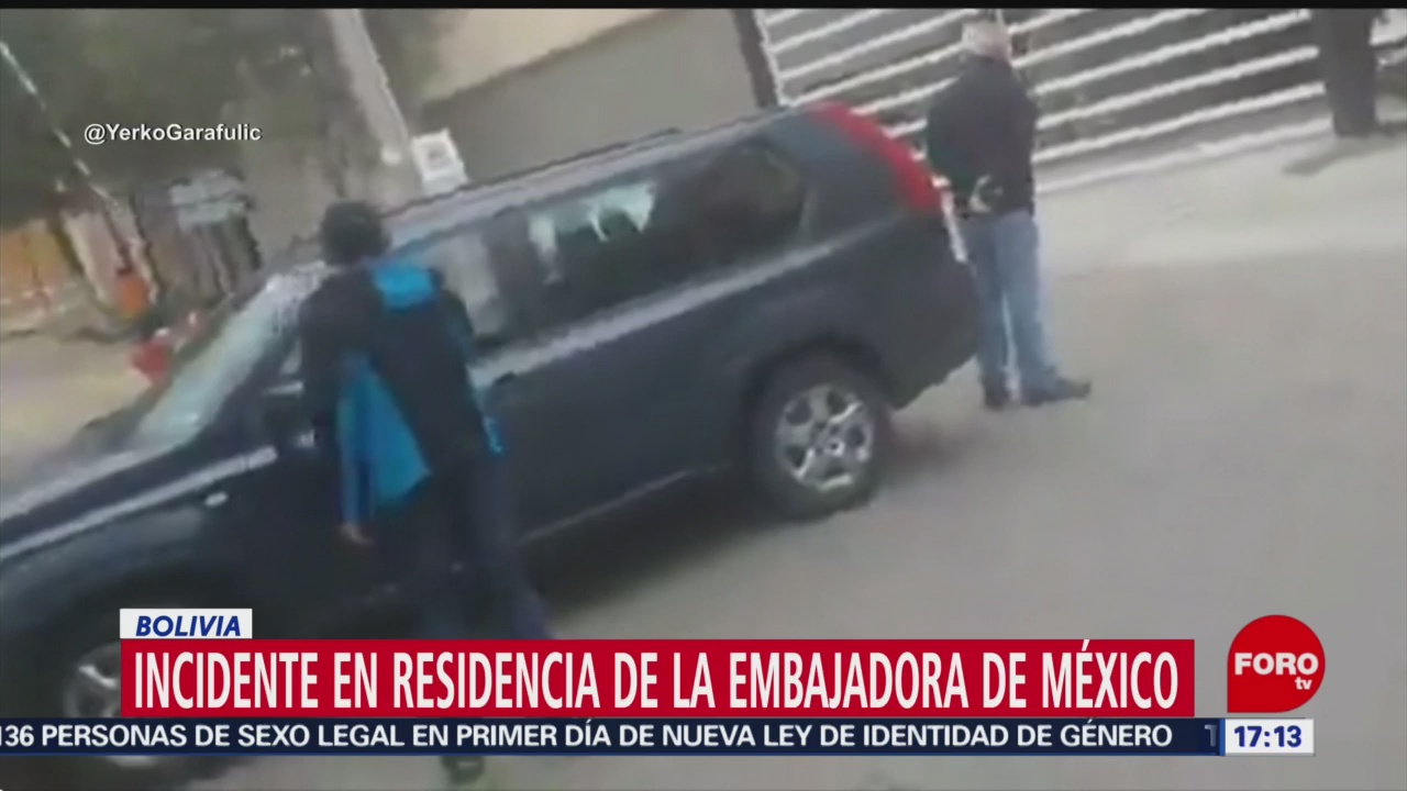 Foto: México Incidente Residencia Embajadora Bolivia 27 Diciembre 2019