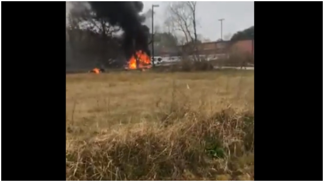 Foto: Cinco personas murieron tras accidente de avioneta en Luisiana, 28 de diciembre de 2019 (Twitter)