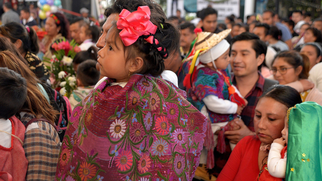 FOTO Así veneran a la Virgen de Guadalupe los niños indígenas de San Cristóbal de las Casas (EFE 11 diciembre 2019 chiapas)