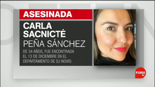 Foto: Pgjcdmx Investiga Feminicidio Carla Sacnicté Peña Sánchez 19 Diciembre 2019