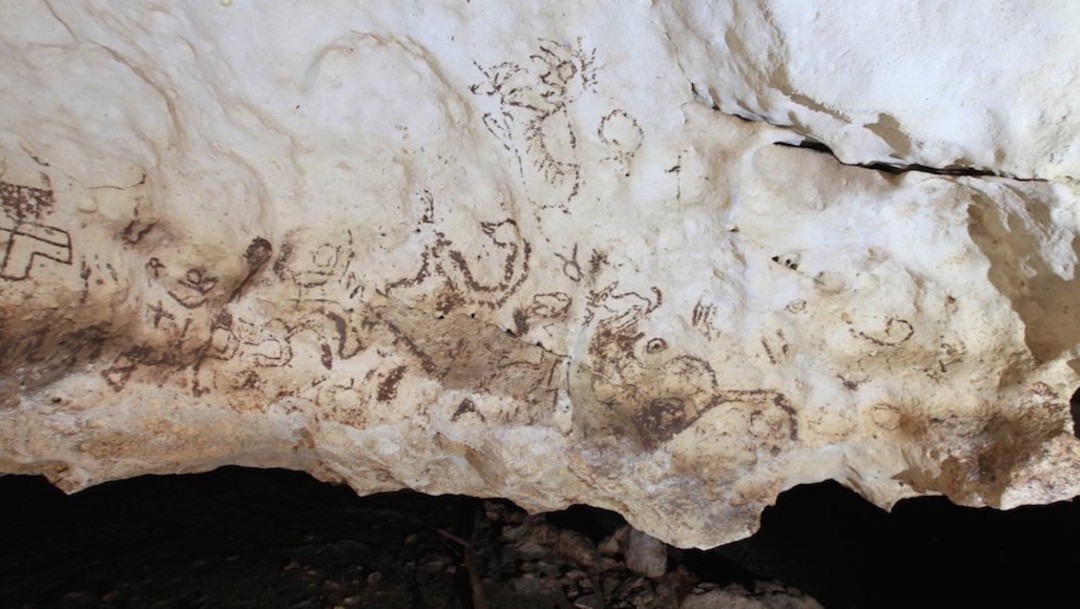 Foto: No hay un censo de cuevas en Yucatán, sin embargo, en 12 de ellas se han localizado 350 pinturas rupestres pre-mayas con una antigüedad entre cinco y siete mil años