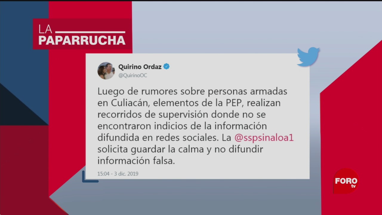 Foto: Presuntos Enfrentamientos Balaceras Culiacán Noticias Falsas 4 Diciembre 2019