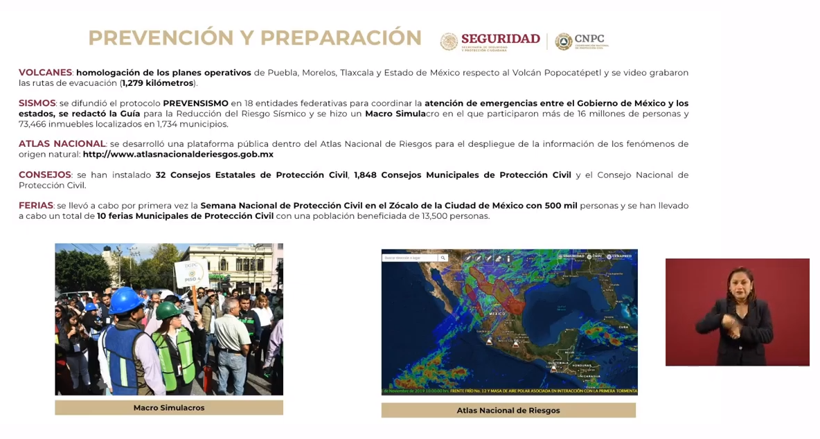FOTO Proteccion Civil rinde informe sobre acciones de prevención (YouTube)