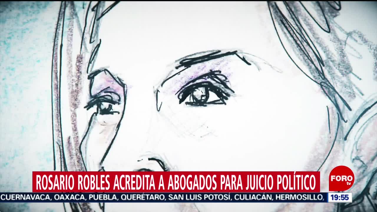 Foto: Rosario Robles Acredita Abogados Juicio Político 10 Diciembre 2019