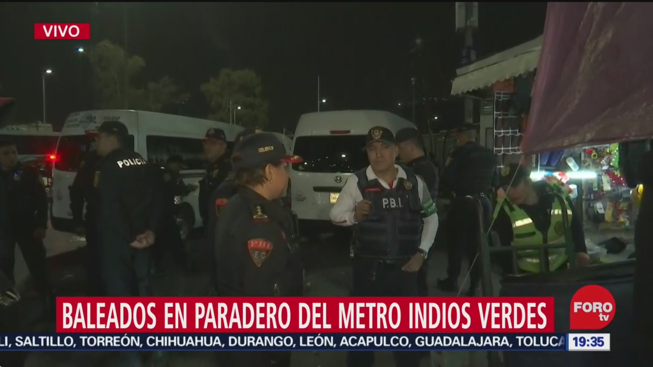 Foto: Balacera Paradero Metro Indios Verdes Hoy 20 Diciembre 2019