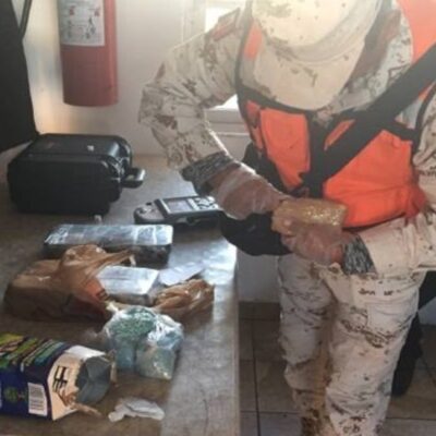 Sedena decomisa cargamento con cocaína y fentanilo, en Sonora