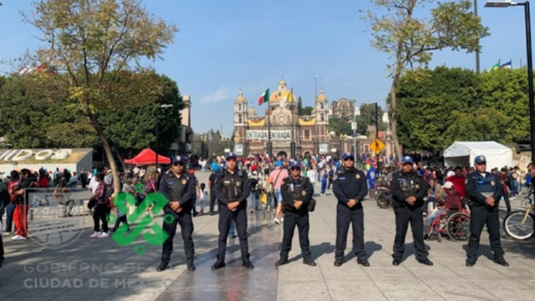 Foto: En el operativo de seguridad en la Basílica de Guadalupe participarán 5 mil 100 elementos policíacos, 10 diciembre 2019