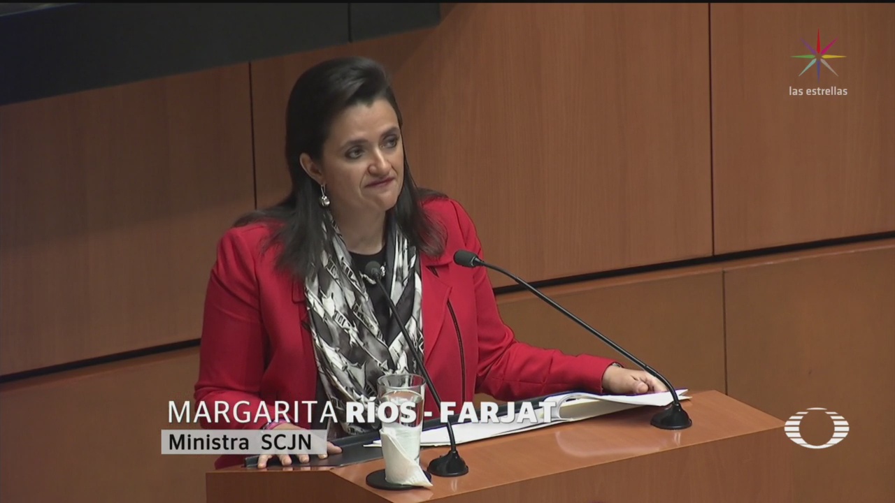 Foto: Senado Elige Margarita Ríos Farjat Nueva Ministra Scjn 5 Diciembre 2019