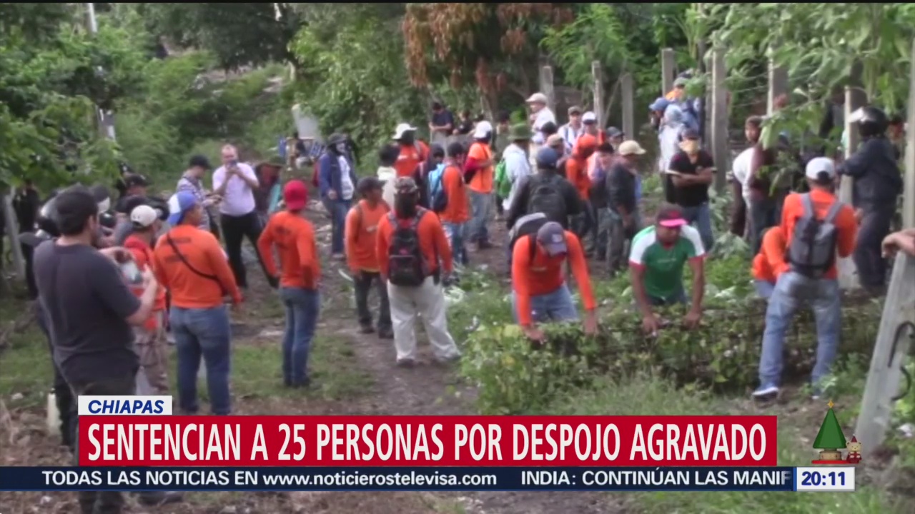 Foto: Sentencian 25 Personas Despojo Agravado Chiapas 27 Diciembre 2019