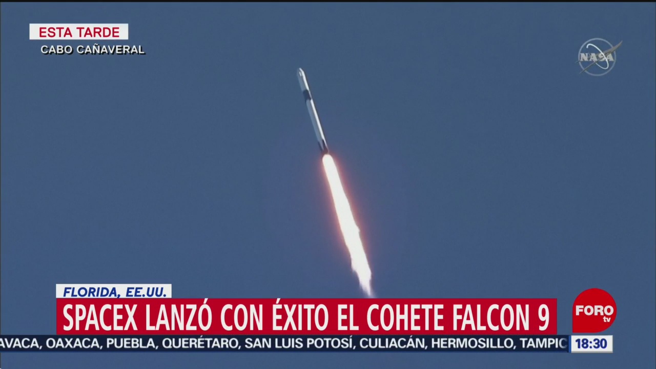 spacex lanza con exito el cohete falcon
