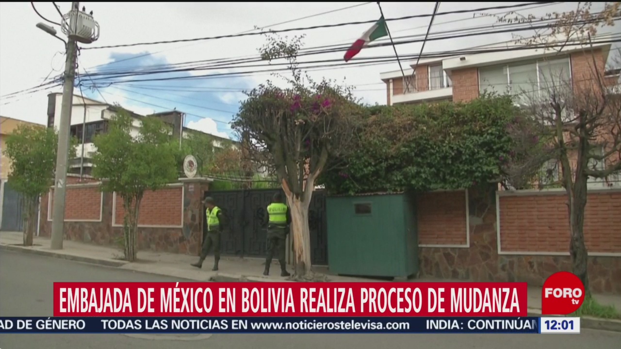 sre confirma que embajada de mexico en bolivia realiza mudanza