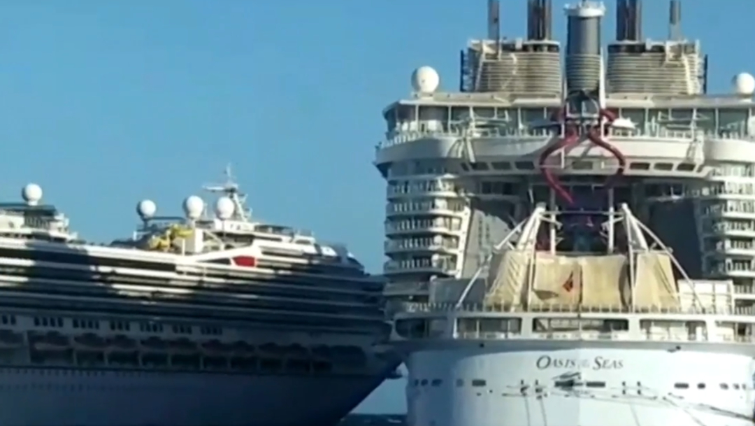 FOTO Video: Choque de crucero en Cozumel (FOROtv)