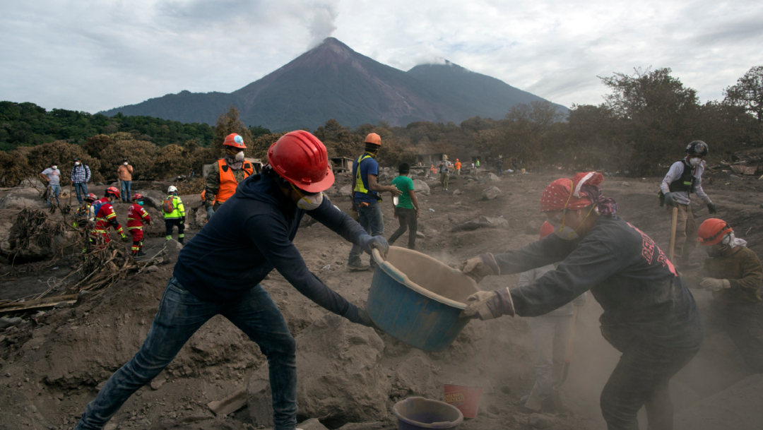 En junio del 2018, el volcán de Fuego en Guatemala registró una violenta erupción