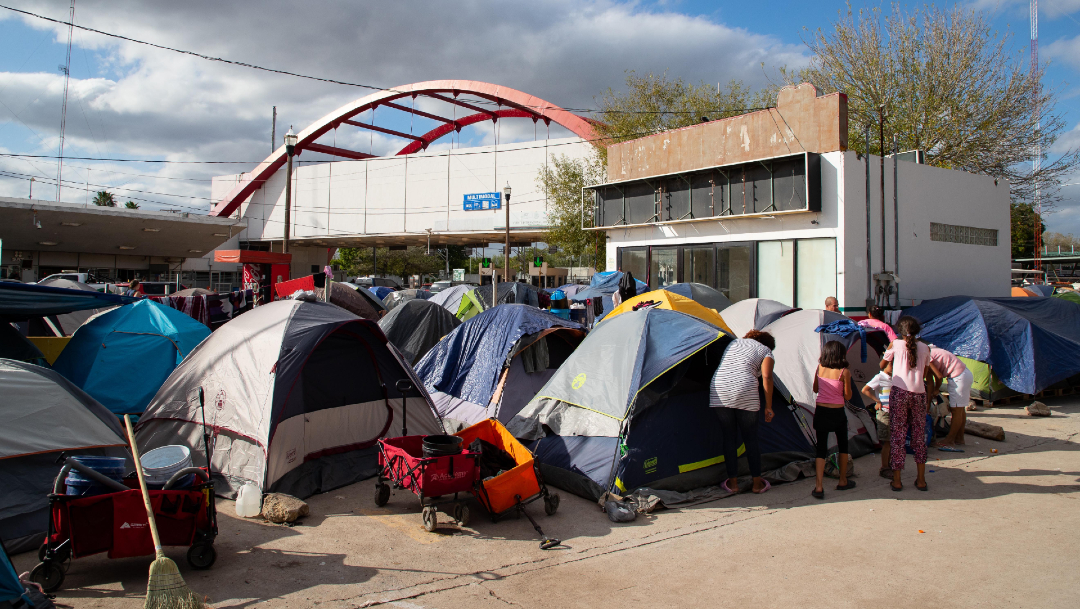 campamento migrantes tamaulipas