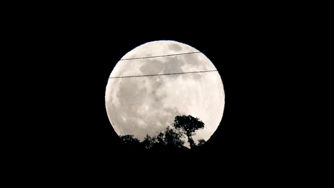 Foto: La Luna llena vista desde Málaga, España, 09 de enero de 2020, (Reuters)