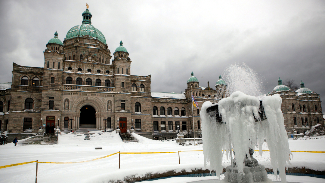 FOTO: En Ottawa una fuente se congeló, 17 DE ENERO DE 2020, (Reuters) 