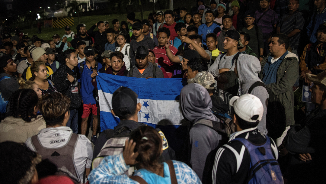 caravana de migrantes hondureños