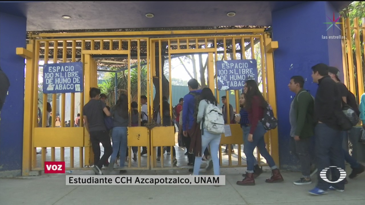 Foto: Alumnos Negligencia Autoridades Cch Azcapotzalco Unam 8 Enero 2020