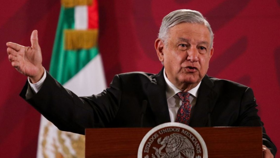 Foto: El presidente Andrés Manuel López Obrador durante su conferencia matutina el viernes 24 de enero de 2020 (Cuartoscuro)