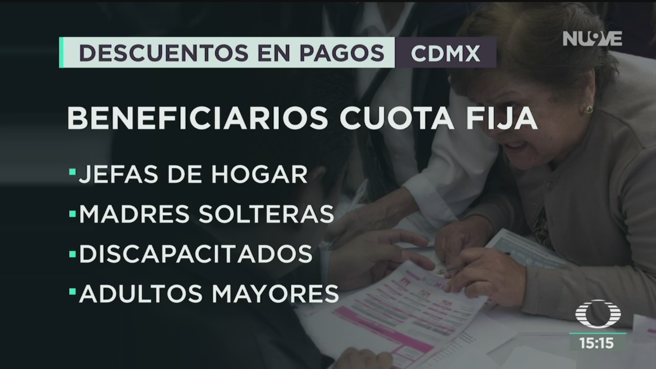 FOTO: anuncian plan de descuentos en impuestos en la cdmx