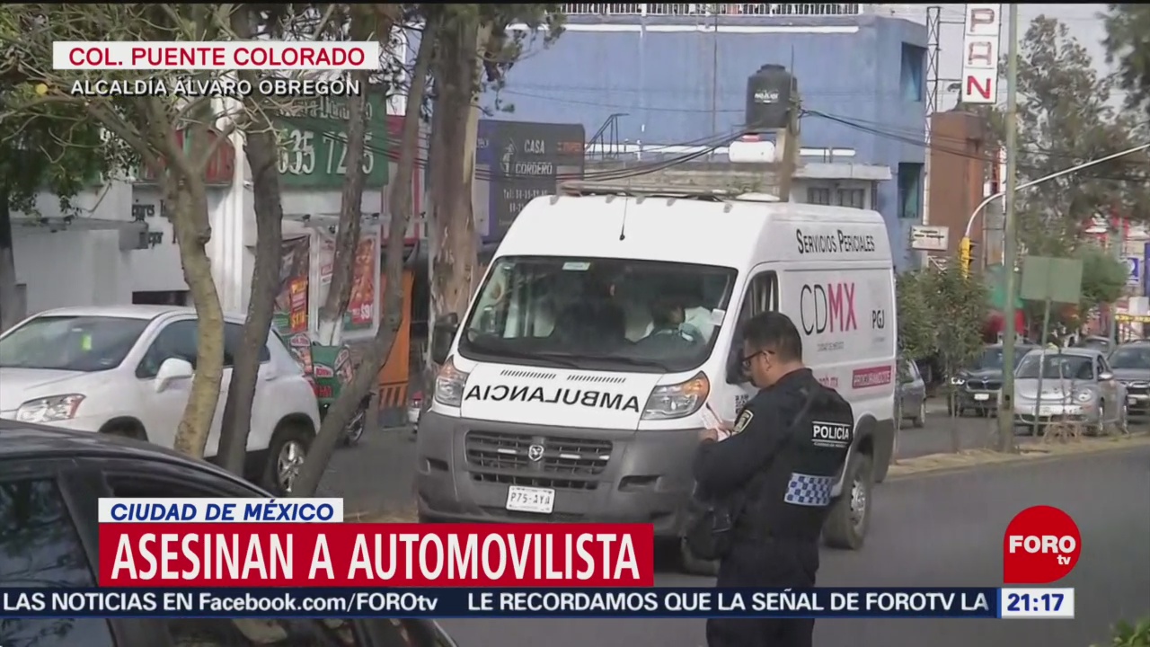 Foto: Este martes, hombres armados asesinaron a automovilista en calles de la alcaldía Álvaro Obregón, Ciudad de México 28 Enero 2020